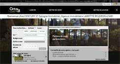 Desktop Screenshot of c21sologne-lamotte.com